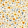 QT Fabrics Buzz, Buzz, Buzz Floral White