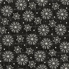 Maywood Studio Holly Jolly Flannel Snowflakes Black