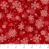 Northcott St. Nicholas Snowflakes 2 Red