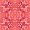 P&B Textiles Kaleidoscope 108 Inch Wide Backing Fabric Red