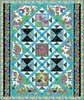 Rainbow Flight (Teal) Free Quilt Pattern