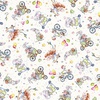 P&B Textiles Whiskerville Bike Toss Cream