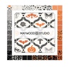 Goth Gardens 5" Squares by Maywood Studio