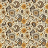 QT Fabrics Sunflower Serenade Sunflower Paisley Cream