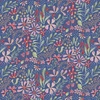 P&B Textiles Country Poetry Tossed Floral Blue