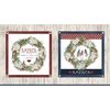 P&B Textiles Farmhouse Americana Panel Patriotic Wreath Pillow Panel