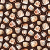 Riley Blake Designs Coffee Time Coffee Mugs Brown