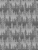 Wilmington Prints Timberland Trails Trees All Over Gray