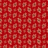 Andover Fabrics Carolina Falling Fleur Red
