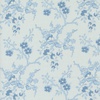 Moda Sally's Stiches Flowering Quince Blue Sky
