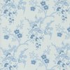 Moda Sally's Stiches Flowering Quince Blue Sky