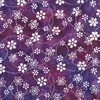 Anthology Fabrics Majesty Batik Daisies Purple