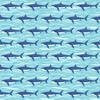 Andover Fabrics Deep Blue Sea Sharks Light Blue