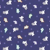 Lewis and Irene Fabrics Castle Spooky Ghosts Blue