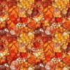 QT Fabrics Night Flight Mosaic Orange