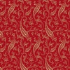 Andover Fabrics Bridgeport Paisley Vines Red