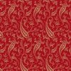 Andover Fabrics Bridgeport Paisley Vines Red