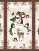 Wilmington Prints Woodland Snowmen Large Panel Multi