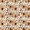 Riley Blake Evening on the Prairie Watercolor Sunflowers Cream