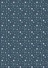 Lewis and Irene Fabrics A Winter's Moon Twinkling Stars Midnight Blue with Pearl