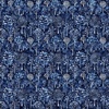 QT Fabrics Night Owls Trees Navy