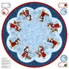 Northcott St. Nicholas Tree Skirt Panel Dark Blue/Multi