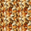 QT Fabrics Solstice Kaleidoscope Geo Orange