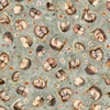 QT Fabrics HedgeHugs Hedgehog Toss Sage