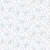 Henry Glass Quilter's Flour VI Paisley White on White