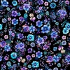 QT Fabrics Fantasia Floral Toss Black