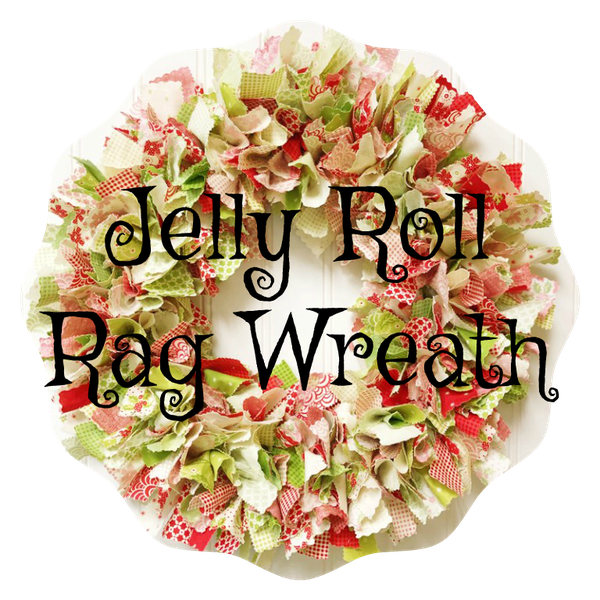 Jelly Roll Rag Wreath