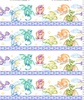 In The Beginning Fabrics Dragon Friends Border Stripe Multi