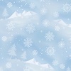 Benartex Woodland Wonderland Mountain View Light Blue