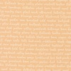 Moda Pastel Prairie Words Apricot