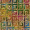 Northcott Banyan Batiks Quilt Inspired Borders Square in a Square Sunglow