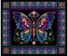 QT Fabrics Night Flight Butterfly Panel