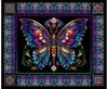 QT Fabrics Night Flight Butterfly Panel