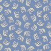 P&B Textiles Country Poetry Tossed Birds Blue