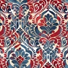 Studio E Fabric You Damask! 118 Inch Wide Backing Fabric Damask Patriotic