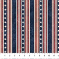 Northcott Stonehenge Stars and Stripes 13 Star Stripe Beige/Multi