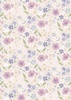 Lewis and Irene Fabrics Floral Song Floral Art Light Pink