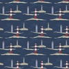 Windham Fabrics Sea and Shore Lighthouses Navy