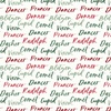 P&B Textiles Christmas Miniatures III Reindeer Names Cream