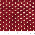 Northcott Stonehenge Stars and Stripes 13 Stars Red/Cream
