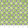 Northcott Tulip Garden Geo Green/Multi