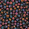 QT Fabrics Fluttering Garden Small Floral Black