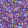 P&B Textiles Garden Delight Large Floral Purple