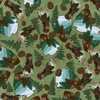 P&B Textiles Bigfoot Country Sasquatch Toss Green