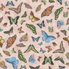 Windham Fabrics Butterfly Collector Lepidoptery Dusty Pink