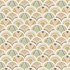 P&B Textiles Floral Chic Decorative Scallops Ecru